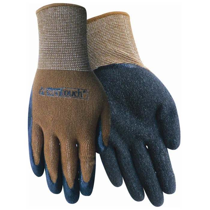 protective gloves -  Red Steer A201 Powertouch Latex Coated Gloves (One Dozen)