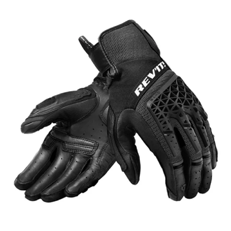 painting gloves -  Rev-It - Sand 4 Adventure Black Gloves