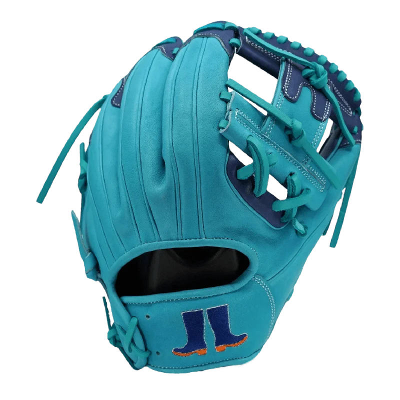 riding gloves -  Riley John’s Blue Boot Foundation 11.5” I-Web Baby Blue Navy Baseball Glove