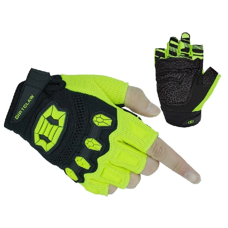 post-surgery gloves -  Seibertron Dirtclaw Anti-Slip Fingerless Gloves: Perfect for Off-Road, BMX, and Motocross Adventures