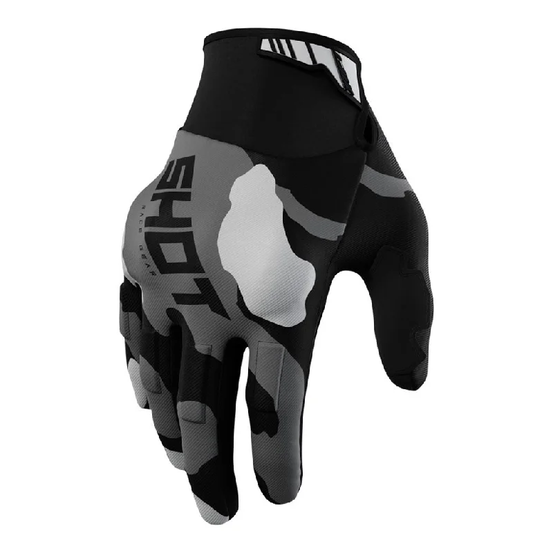 snowboard gloves -  Shot - 2024 Drift Camo Grey Enduro Gloves