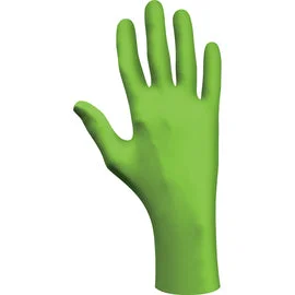 professional gloves -  SHOWA™ Medium Green N-DEX® 4 mil Nitrile Gloves