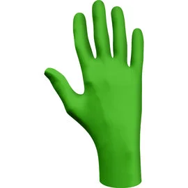 breathable leather gloves -  SHOWA™ Medium Green SHOWA® 4 mil Nitrile/EBT Gloves