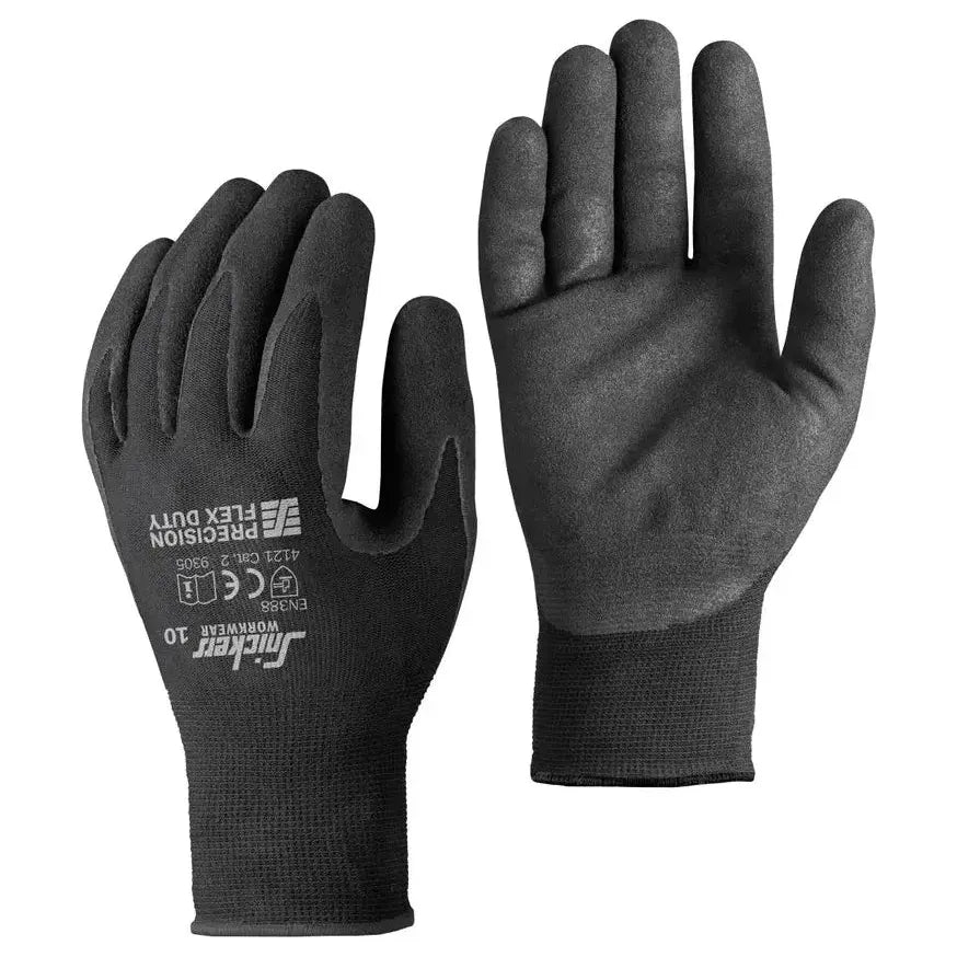 latex gloves -  Snickers 9305 Precision Flex Duty Gloves Black