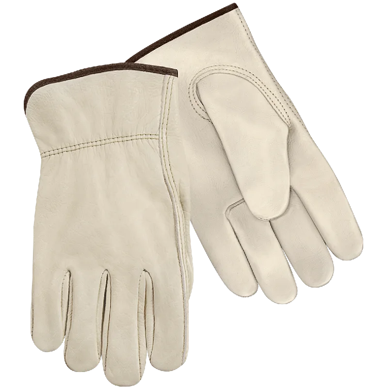 full finger gloves -  Steiner Industries 0240 Premium Grain Cowhide Drivers Gloves (One Dozen)