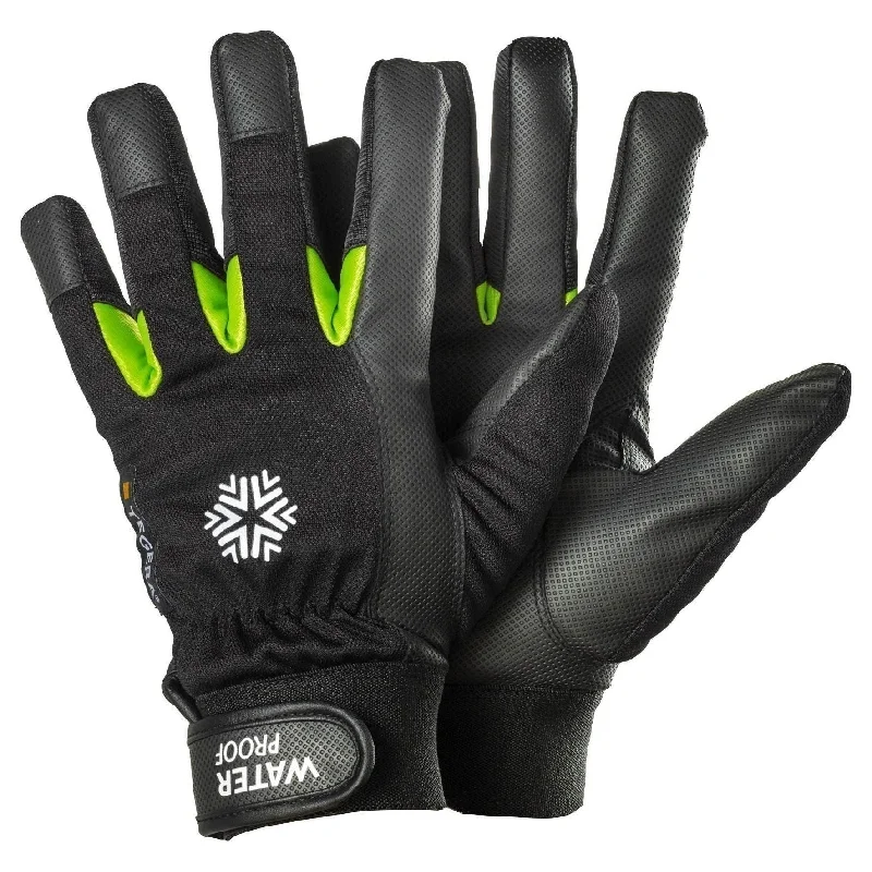 lifting gloves -  Tegera 517 Black Winter Lined Waterproof Gloves