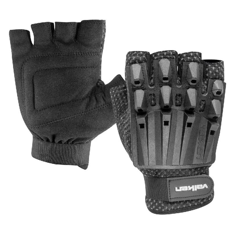 logistics gloves -  Valken Alpha Half Finger Gloves - Black