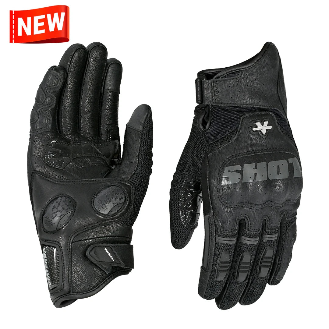 radiation gloves -  HOLESHOT PRO – SEMI GAUNTLET HYBRID RIDING GLOVES