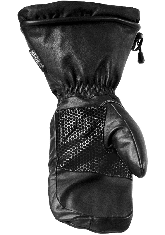 black gloves -  Women's Leather Mitt