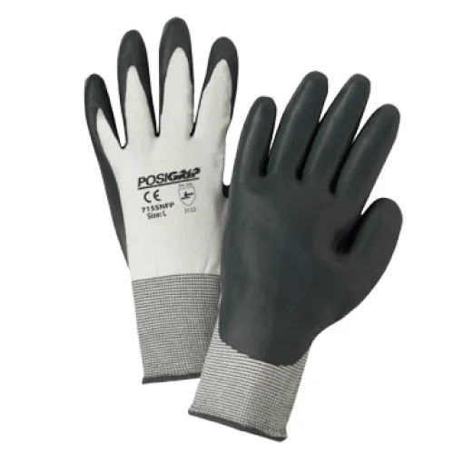 expensive gloves -  West Chester 715SNFP PosiGrip Nitrile Coated Gloves, 12 Pair