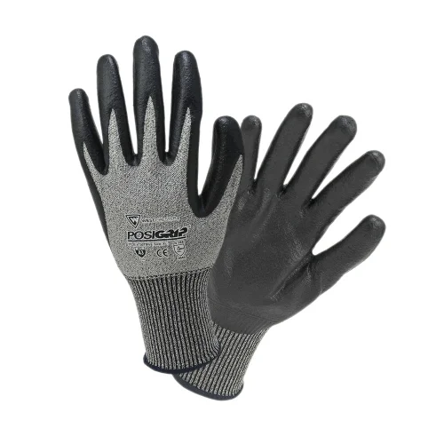 electrician gloves -  West Chester 730TBN A34 Cut Resistant PosiGrip Black Nitrile Coated 12 Pair