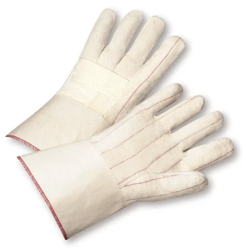 drawing gloves -  West Chester 7900BLG 28 oz Burlap Hotmill Gauntlet Glove 12 Pair