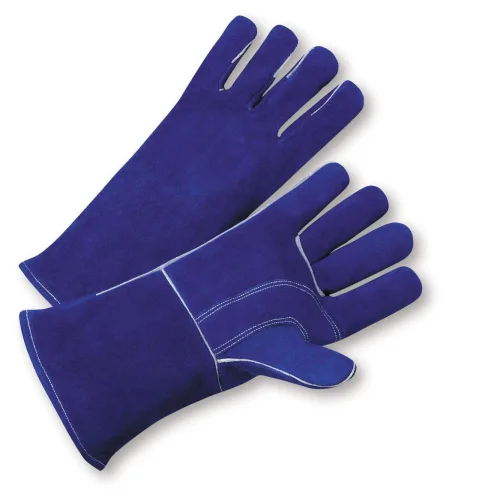 athletic gloves -  West Chester-945 Blue Welders Reinforced Thumb Kevlar Sewn