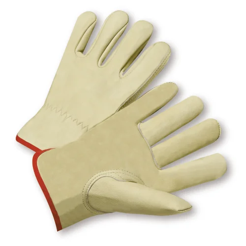 sun protective gloves -  West Chester 995k, Leather Driver Glove, Dozen (12 pairs)