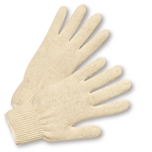 hairdressing gloves -  West Chester K7100S, Cotton/Polyester String Knit Gloves, Large, 12 Pair