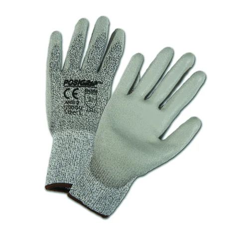 red gloves -  West Chester PosiGrip MI720DGU, PU Coated, A2 Cut Resistant Glove, 12 Pair