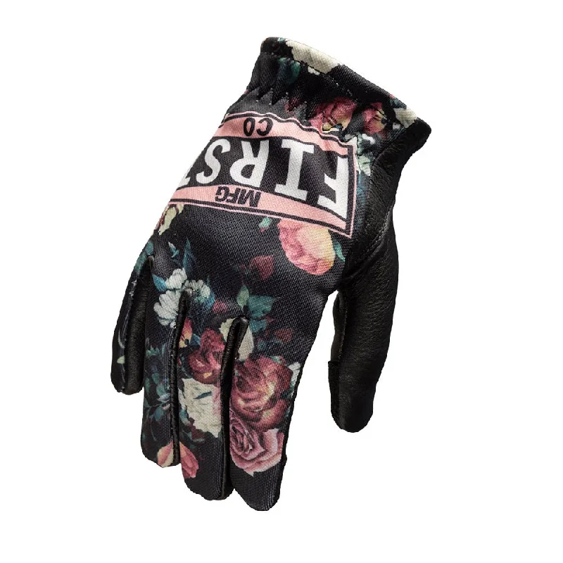 military gloves -  Pink Flower Women's Clutch Gloves