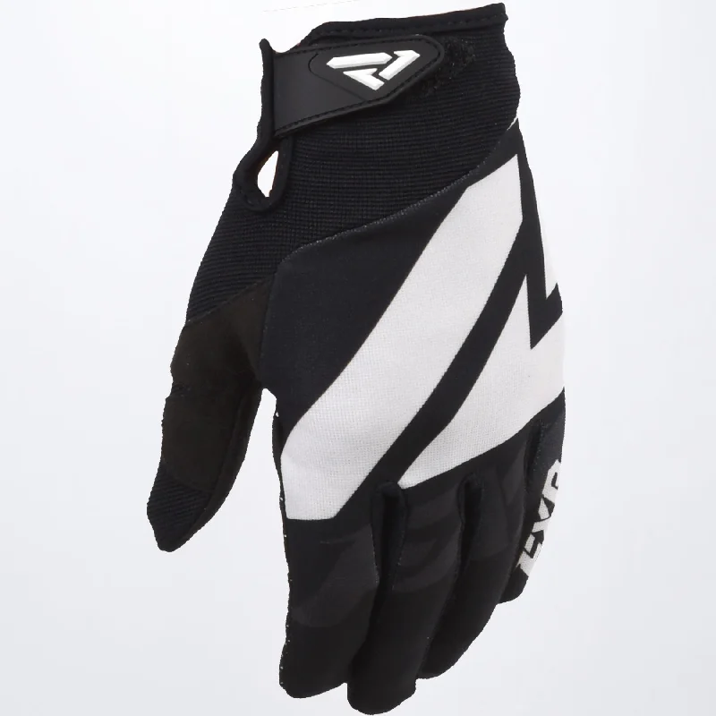 green gloves -  Youth Clutch Strap MX Glove