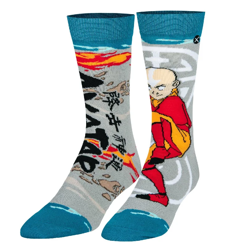 sock trends kids -  Aang The Last Airbender  Men's Crew Socks