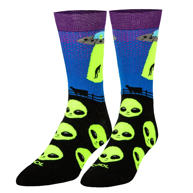 sock types 2025 -  Alien Abduction Men's Crew Socks