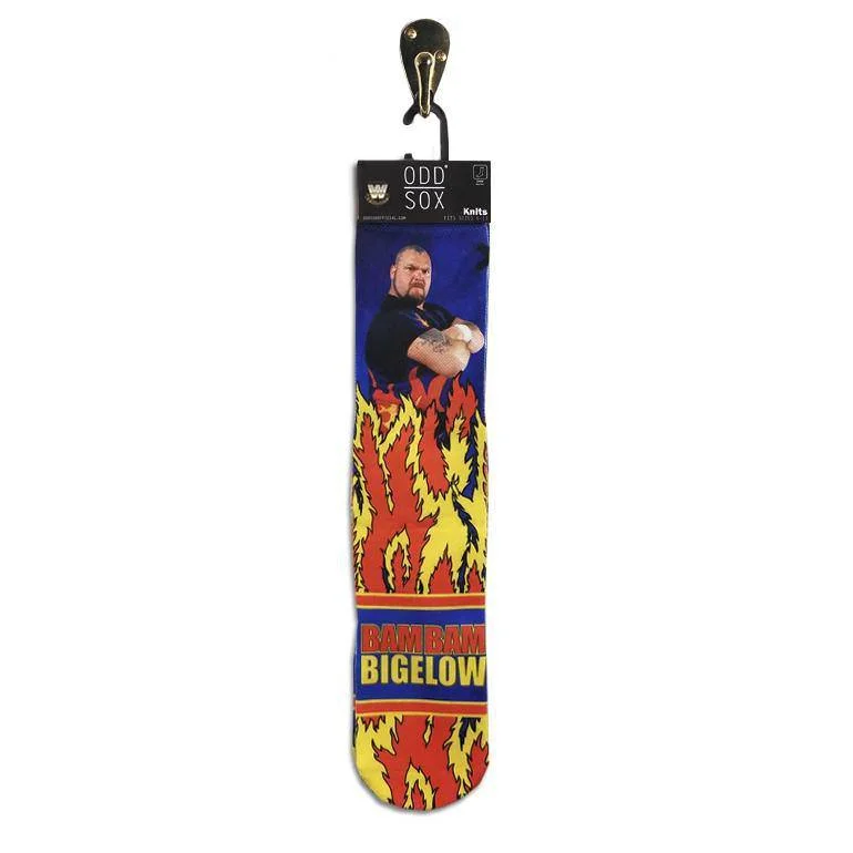 sock patterns men -  Bam Bam Bigelow Men's Crew Socks