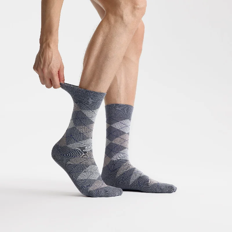 sock offers men -  Men's Bamboo Dress Socks • Pattern Pack of 5 Pairs • Ocean Grey