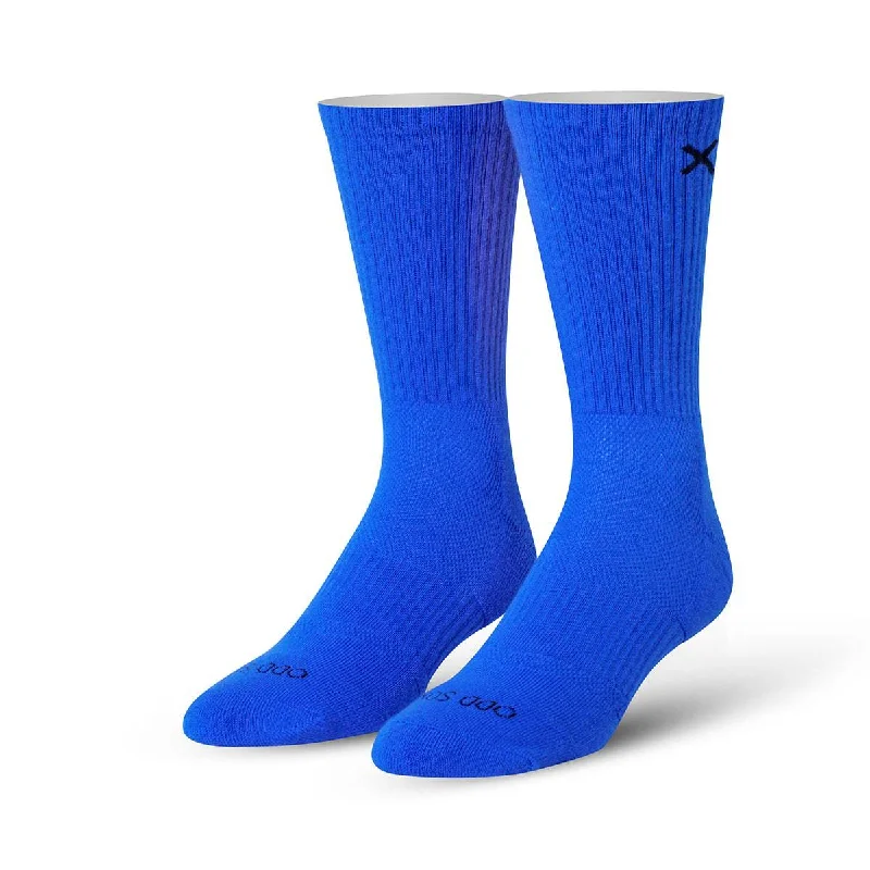 sock durability -  Basix Blue Men's Crew Socks