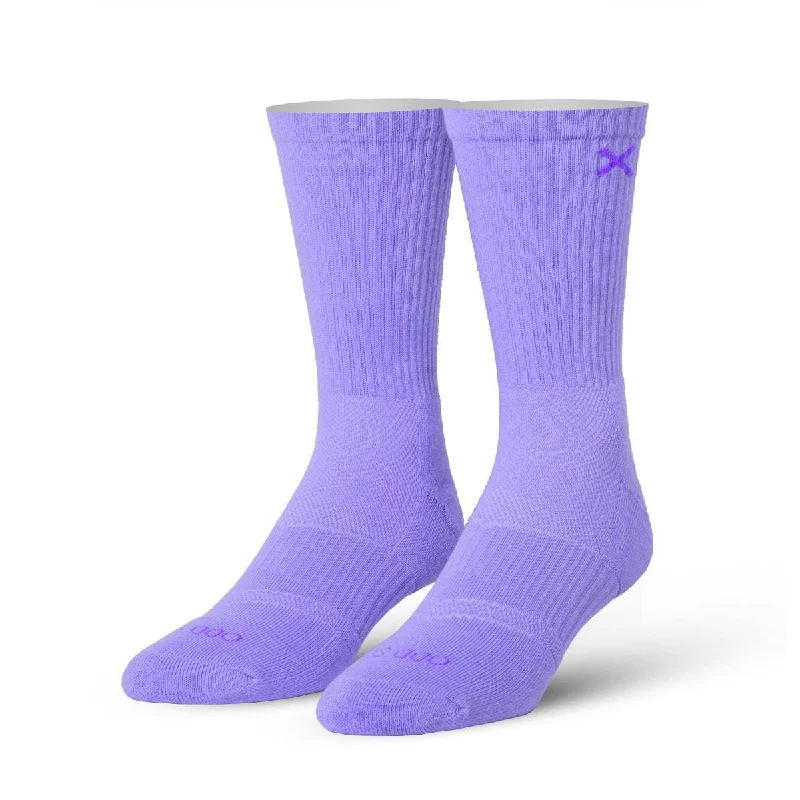 sock colors kids -  Basix Cool Purple Men's Crew Socks