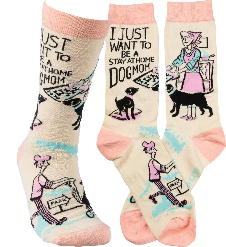 sock features kids -  Be A Stay At Home Dog Mom Socks