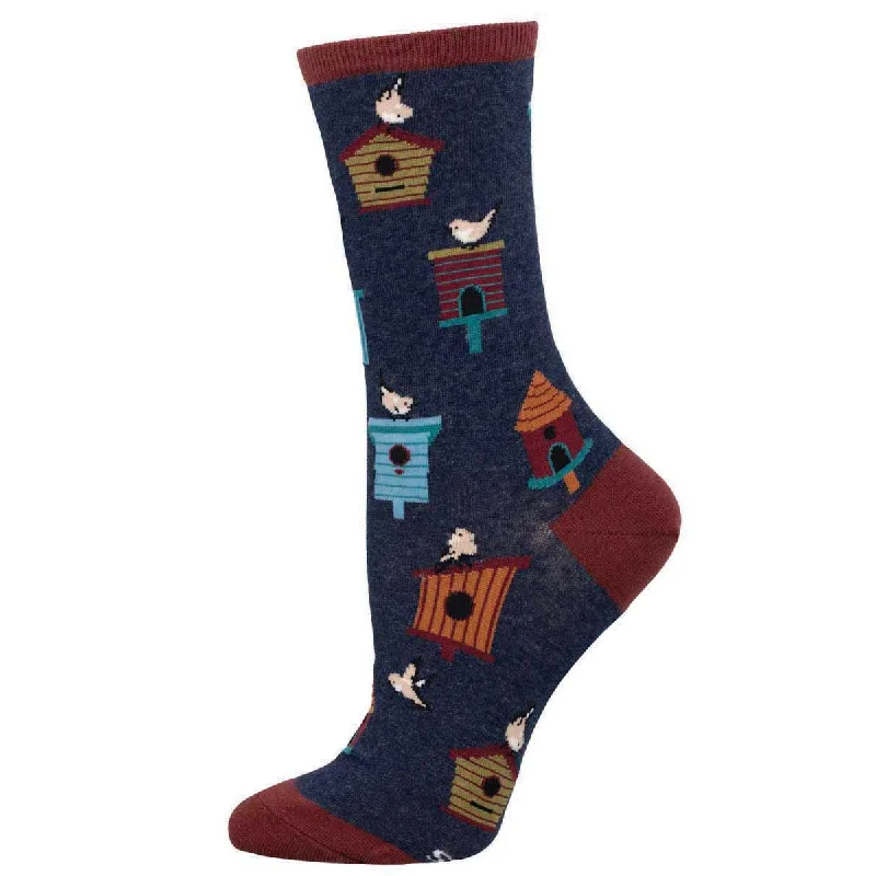 sock patterns online -  Birdhouses - Cotton Crew