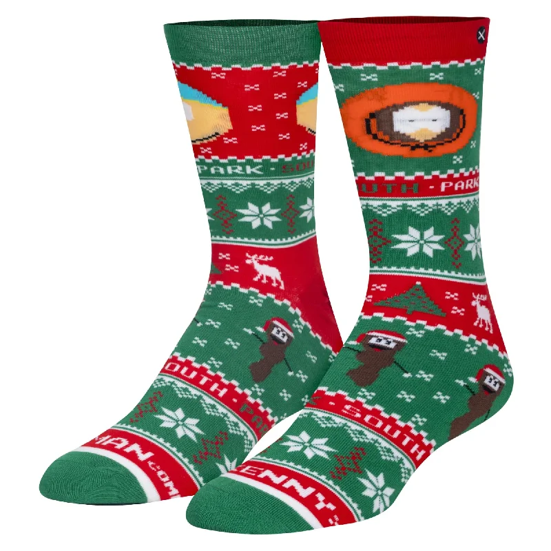 sock inventory online -  Cartman & Kenny Sweater Men's Crew Socks