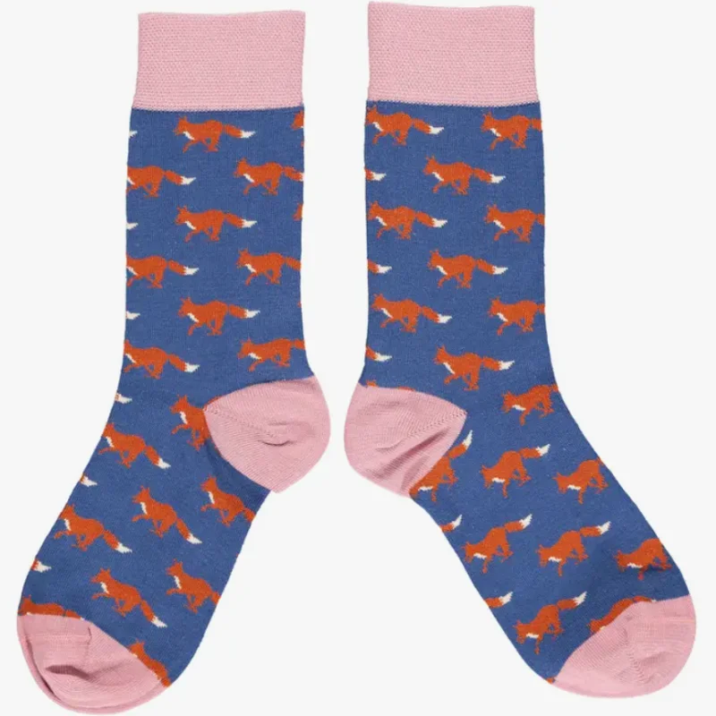 sock types women -  Catherine Tough/Fox cotton women's crew socks