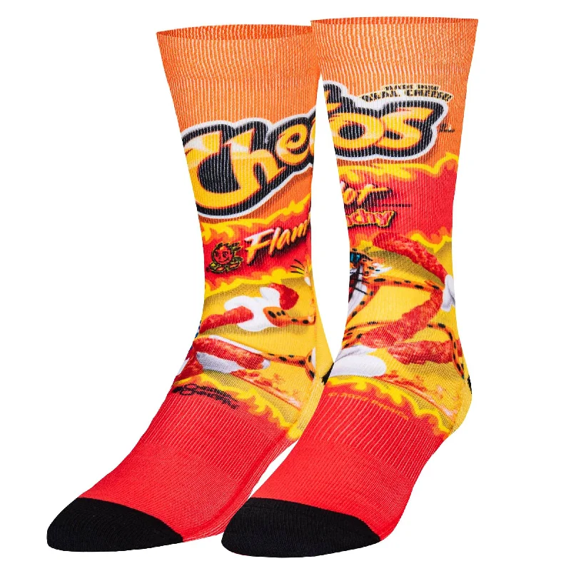 sock offers women -  Cheetos Flamin Hot  Men's Crew Socks