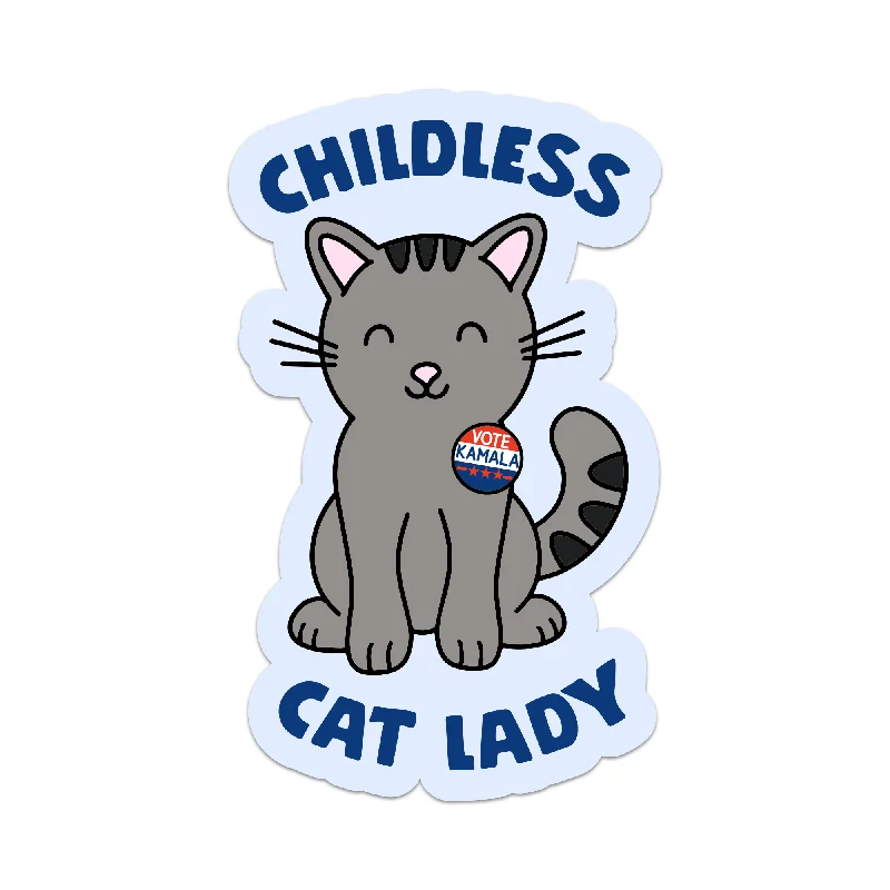 sock colors 2025 -  Childless Cat Lady Sticker