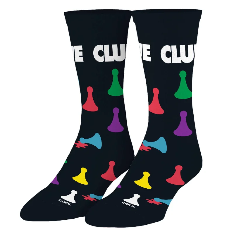 sock trends online -  Clue Pieces Men's Crew Socks