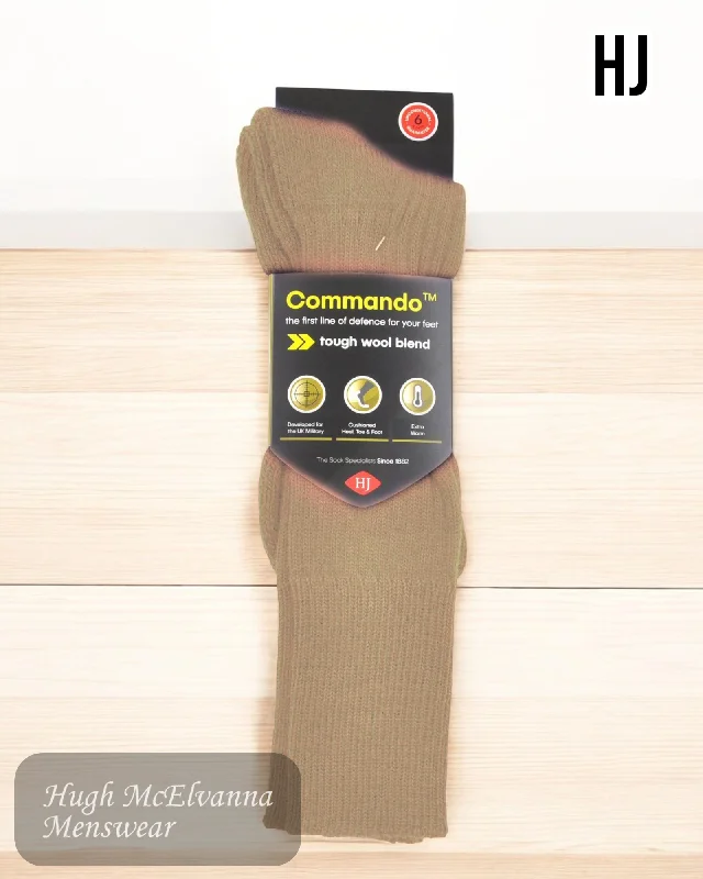 sock brands 2025 -  Commando OATMEAL long Socks - HJ3000