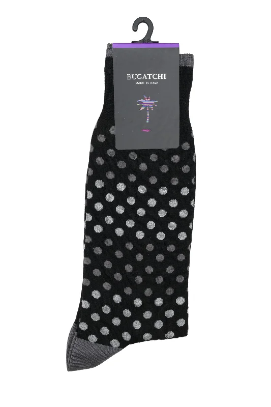 sock fashion women -  Bugatchi Dotted Socks