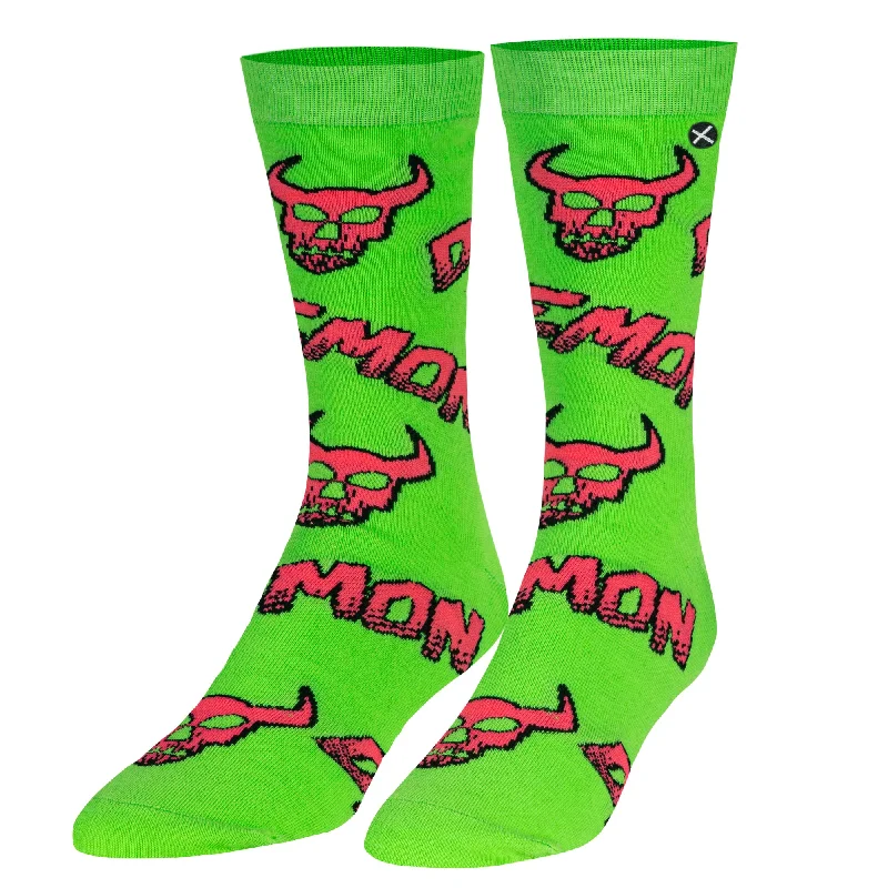 sock coupons men -  Demon Time  Men's Crew Socks