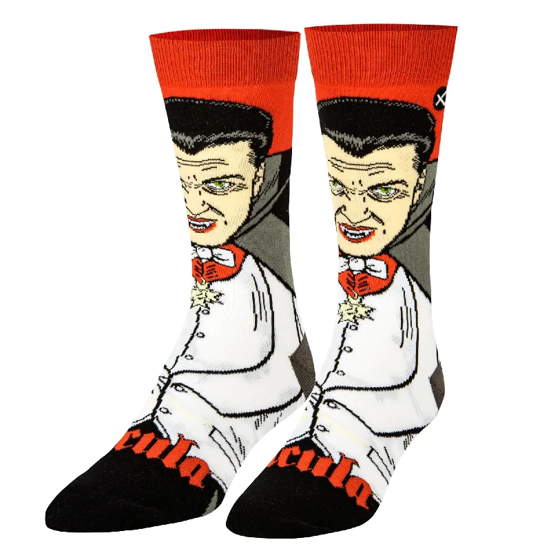 sock patterns women -  Dracula Men's Crew Socks