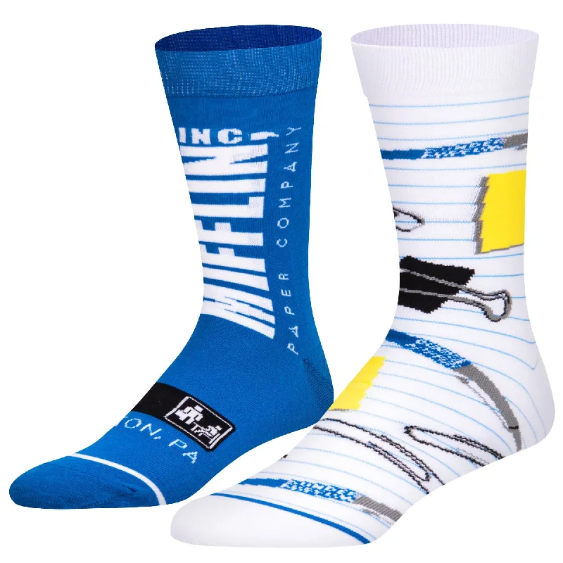 sock discounts online -  Dunder Mifflin Split Men's Crew Socks