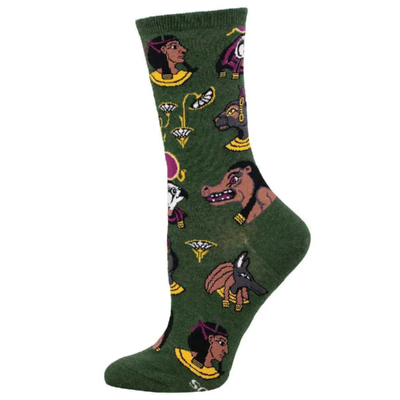 sock selection -  Egyptian Deities - Cotton Crew