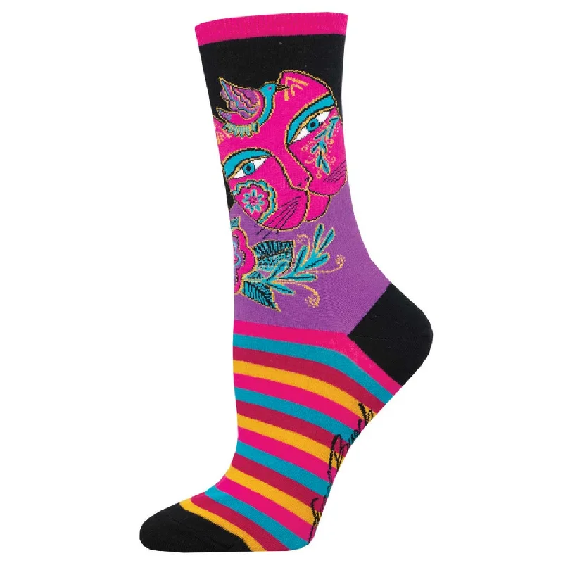 sock deals 2025 -  Laurel Burch - Elena Cat - Cotton Crew