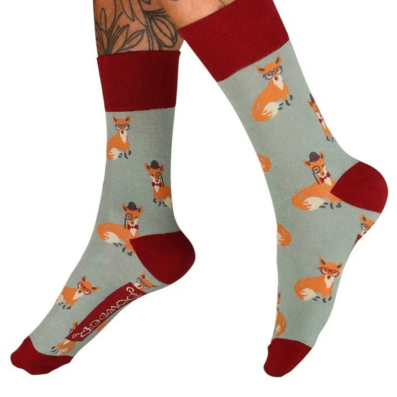 sock styles kids -  Esteemed Fox Men's Socks Ice