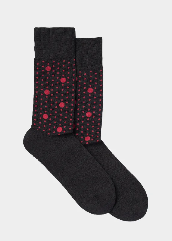 Black Red Dots