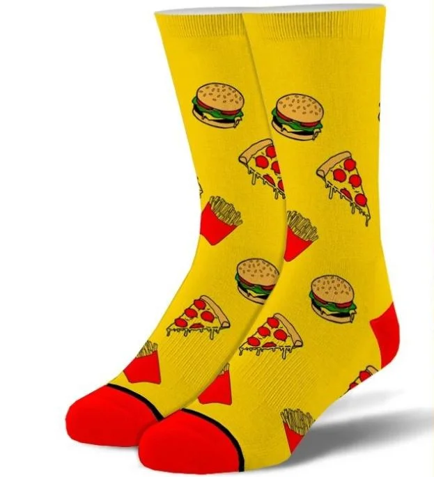 sock delivery men -  Fast Food Socks