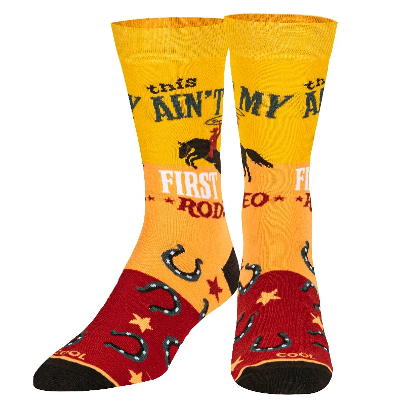 sock promotions online -  Ain't My First Rodeo Crew Socks