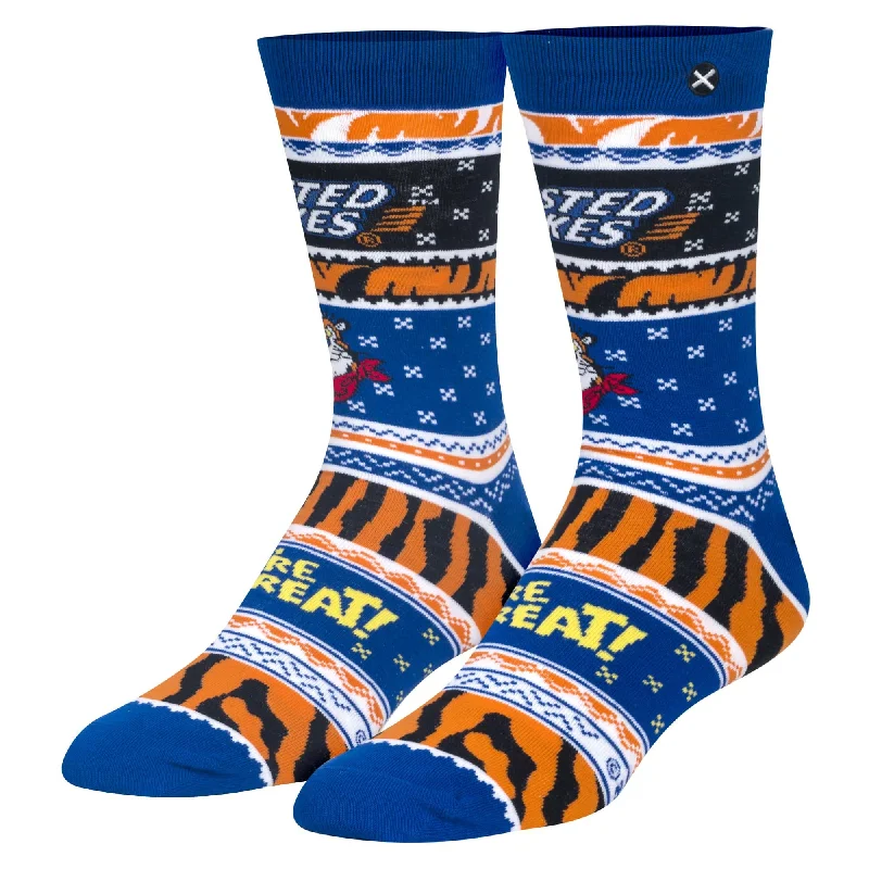 sock variety men -  Frosted Flakes Sweater Men's Crew Socks