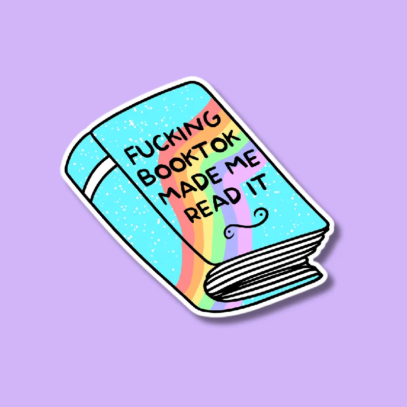 sock bundles -  Fucking Booktok Made Me Read It Sticker