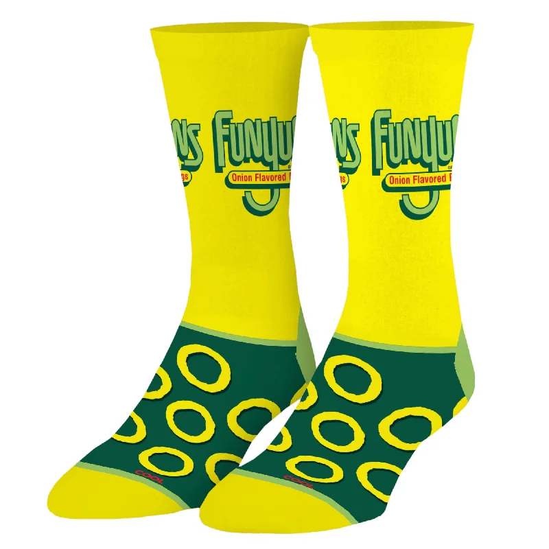 sock patterns men -  Funyuns Men's Crew Socks