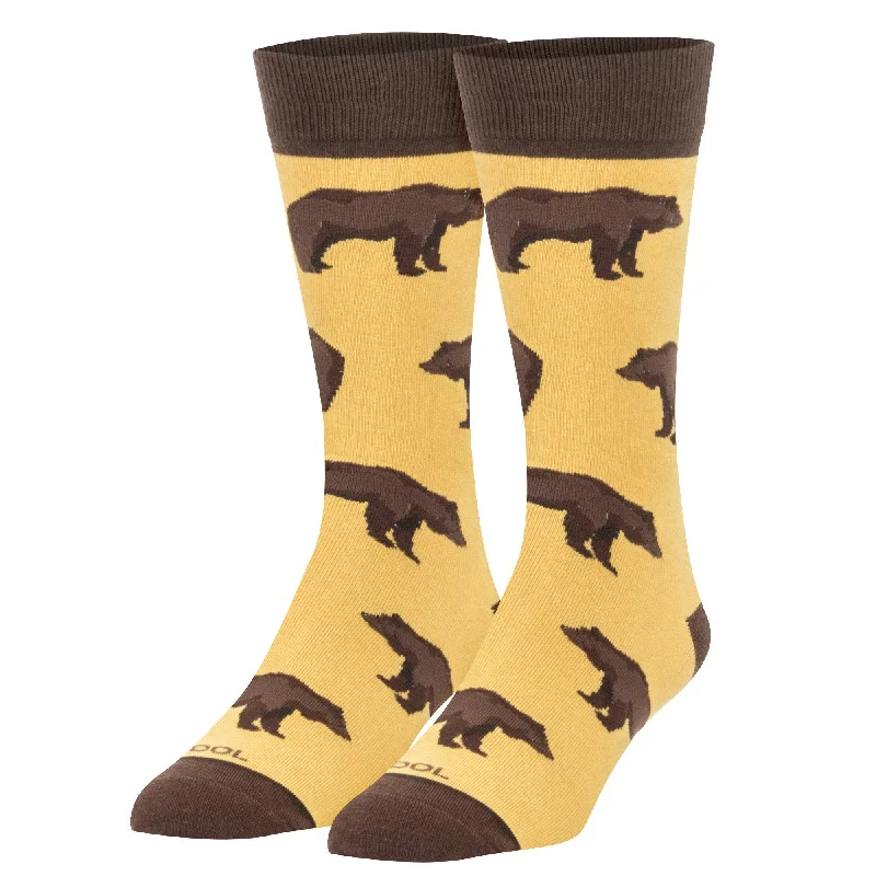 sock shipping women -  Grizzly Bear Men's Crew Socks